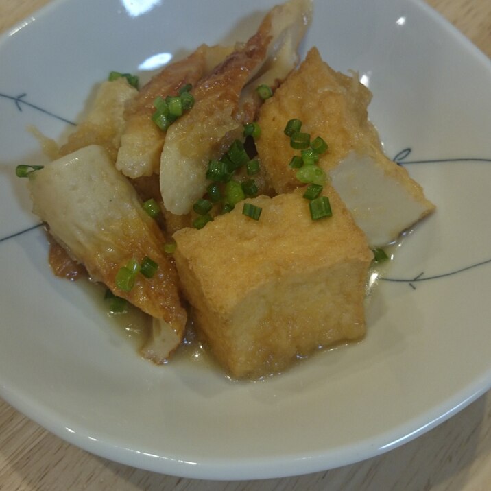 厚揚げとちくわのおろし煮